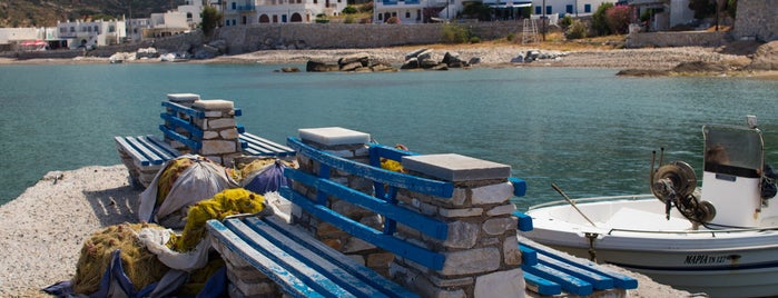 Apollonas is one of SU Lists Summer ‘18: Blue & White in the Cyclades.