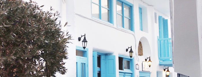Mykonos Town is one of SU Lists Summer ‘18: Blue & White in the Cyclades.