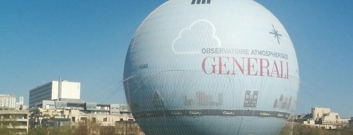 Ballon GENERALI de Paris is one of Paris with kids: sighseeing and dining.