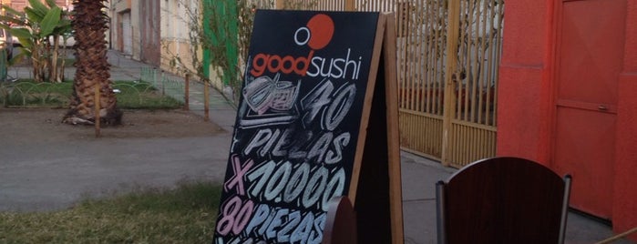 good sushi is one of Orte, die Jorge gefallen.