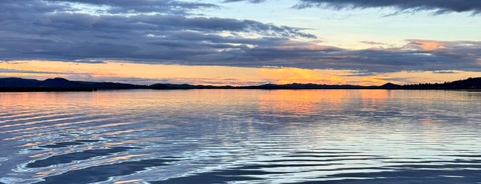 Lake Titicaca is one of Peru.