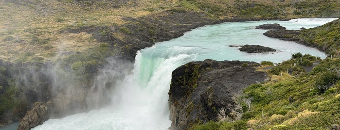 Salto Grande waterfall is one of Puerto Natales.