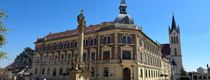 Fő tér is one of places.