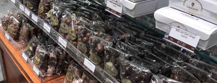 Haigh's Chocolates is one of Melbourne.