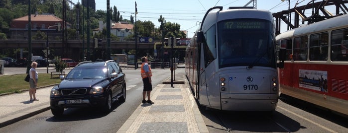 Výtoň (tram) is one of Tramvajové zastávky v Praze (díl druhý).