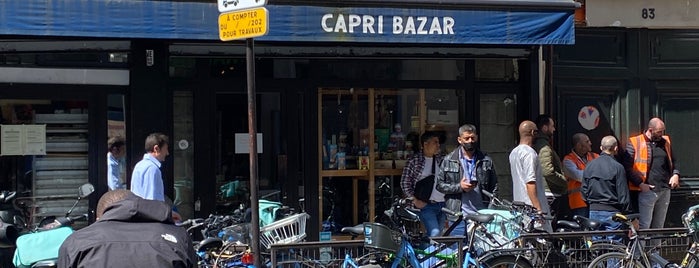 Capri Bazar is one of Epicerie & Food Shops in Paris.