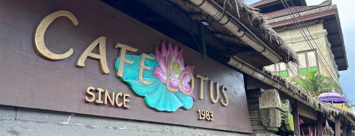 Cafe Lotus is one of Bali 🇮🇩.