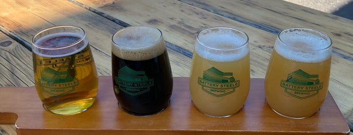 Battery Steele Brewing is one of Maine.