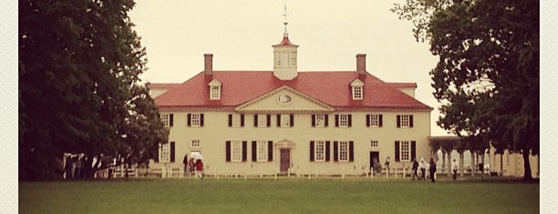 George Washington's Mount Vernon is one of Washington, DC.