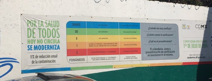 Verificentro CJ9039 / Super Ambiental Cuajimalpa, SA de CV is one of Otros.