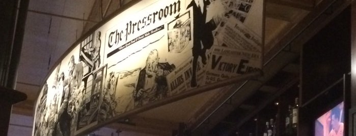 The Pressroom Restaurant is one of Lancaster.