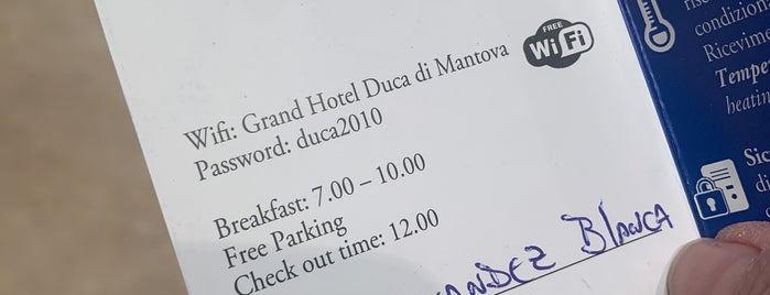 Grand Hotel Duca Di Mantova is one of Hotel.