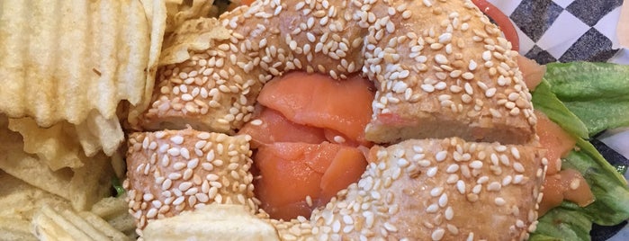 Hinnawi Bros Bagel & Café is one of The 15 Best Places for Bagels in Montreal.