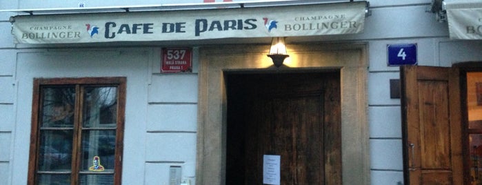 Cafe de Paris is one of praga.