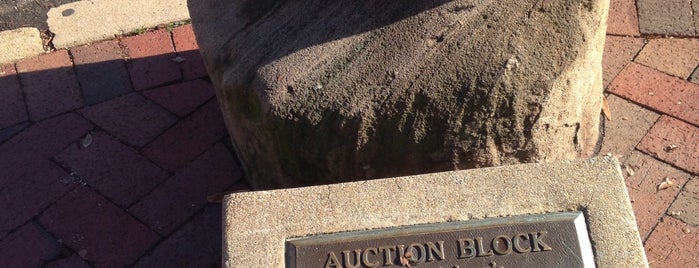 Slave Auction Block is one of Historic &/or Historical Sights-List 2.