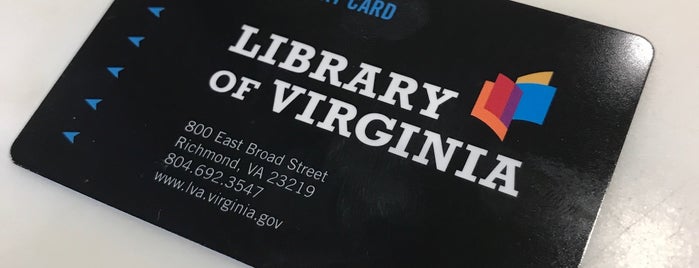The Library of Virginia is one of Virginia.