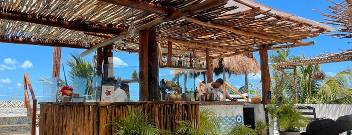 ALMA pool  lounge is one of 10 Great Places to Visit in Holbox.