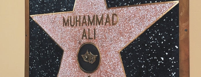 Muhammad Ali's Star is one of LA.