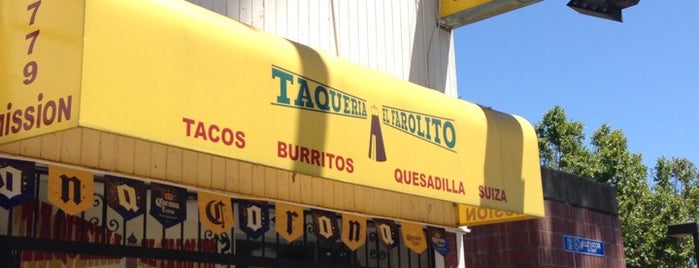 Taqueria El Farolito is one of SF.