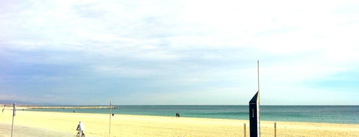 Bogatell Beach is one of Barcelona.