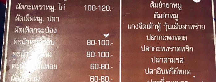 ร้านอาหารป้าล้วน (ท่าแพ) is one of นครศรีธรรมราช.