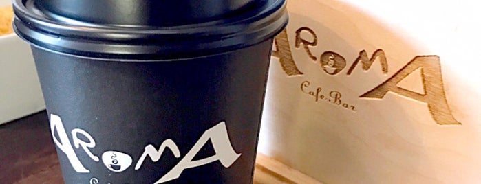 Aroma Cafe Bar is one of ╭☆╯Coffee & Bakery ❀●•♪.。.