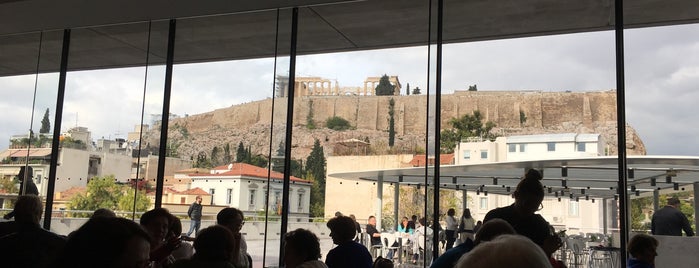 Cafe & Restaurant at Acropolis Museum is one of places to eat & drink in athens.