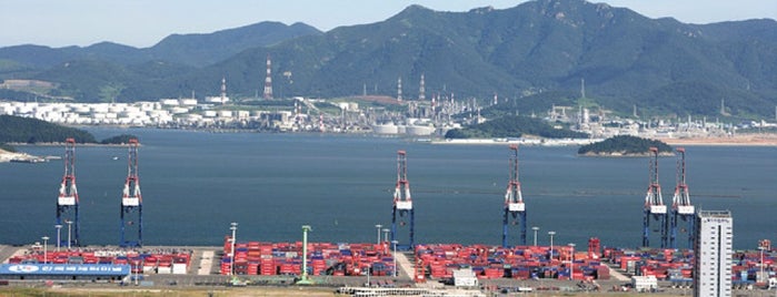 Gwangyang Container Terminal is one of 광양명소.