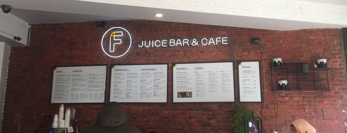 FUEL JUICE BAR is one of veg out.