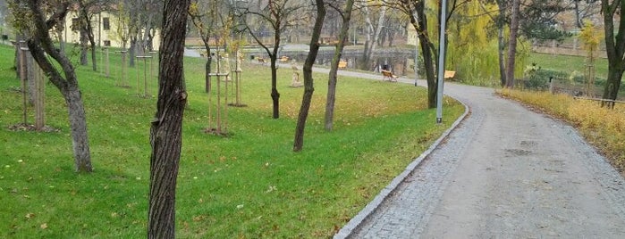 Park Kajetánka is one of Pražské parky.