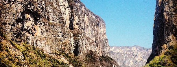 Parque Nacional Cañón del Sumidero is one of Chiapas.