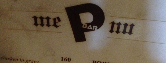 P Bar is one of My List.