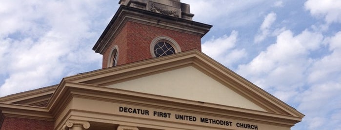 Decatur First United Methodist Church is one of Lieux sauvegardés par Chad.