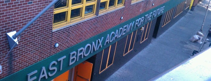 East Bronx Academy for the Future is one of Tempat yang Disukai Jacob.