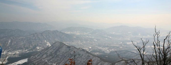 천마산 정상 is one of Korea Mountain.