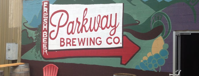 Parkway Brewing Co. is one of Local Wineries & Breweries.