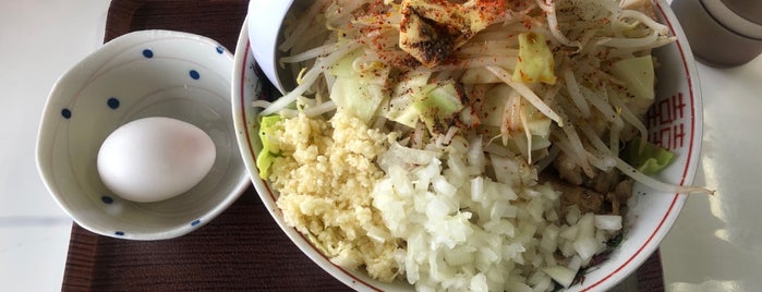 ラーメン武蔵 is one of ラーメン二郎本家と愉快なインスパイアたち(東日本).