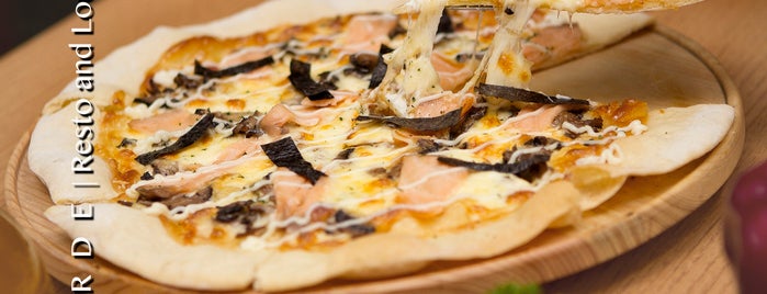Verde Resto and Lounge is one of The 15 Best Places for Pizza in Bandung.