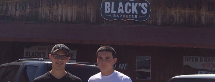 Black's Barbecue is one of Lugares favoritos de Brian.