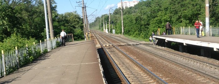Ж/д платформа «Вышгородская» is one of Залізничні вокзали України.