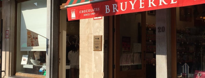 Le chocolatier Bruyerre is one of Brussels.