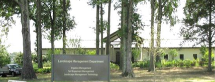 Landscape Management Building - LMY is one of Raymond Campus.