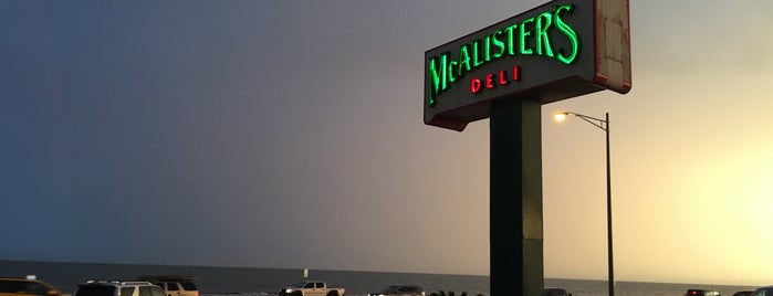 McAlister's Deli is one of Bars and Eats.