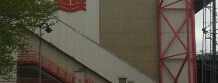 The City Ground is one of Football grounds.