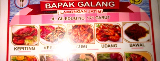 Sari Laut Pak Galang is one of Garut.