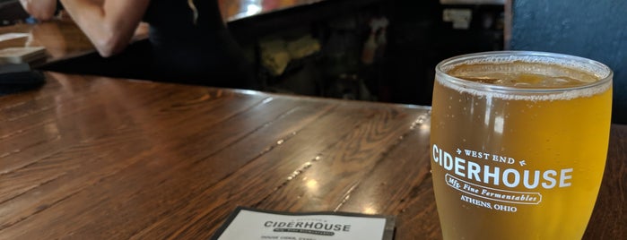 West End Cider House is one of Tempat yang Disukai rebecca.