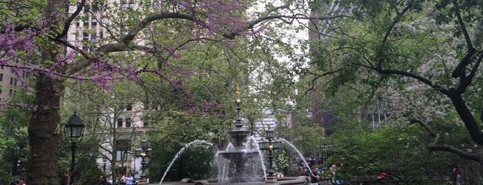 City Hall Park is one of NY Fun.