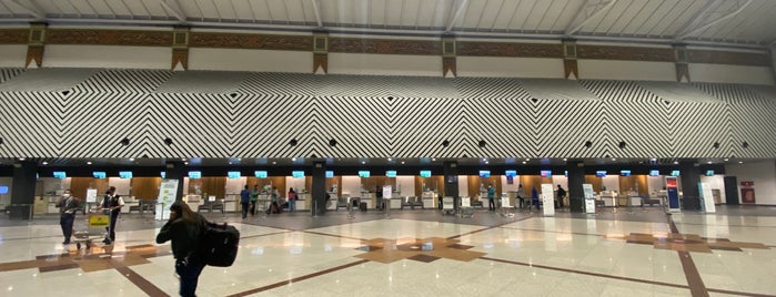 Check-in counter is one of Surabaya.