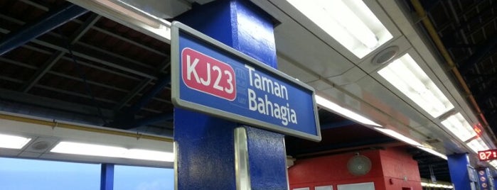 RapidKL Taman Bahagia (KJ23) LRT Station is one of ꌅꁲꉣꂑꌚꁴꁲ꒒'ın Beğendiği Mekanlar.