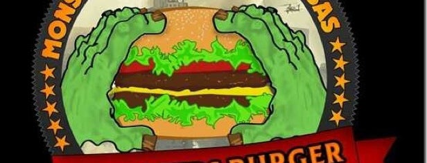 Monster Burgers is one of Tempat yang Disimpan Fer.